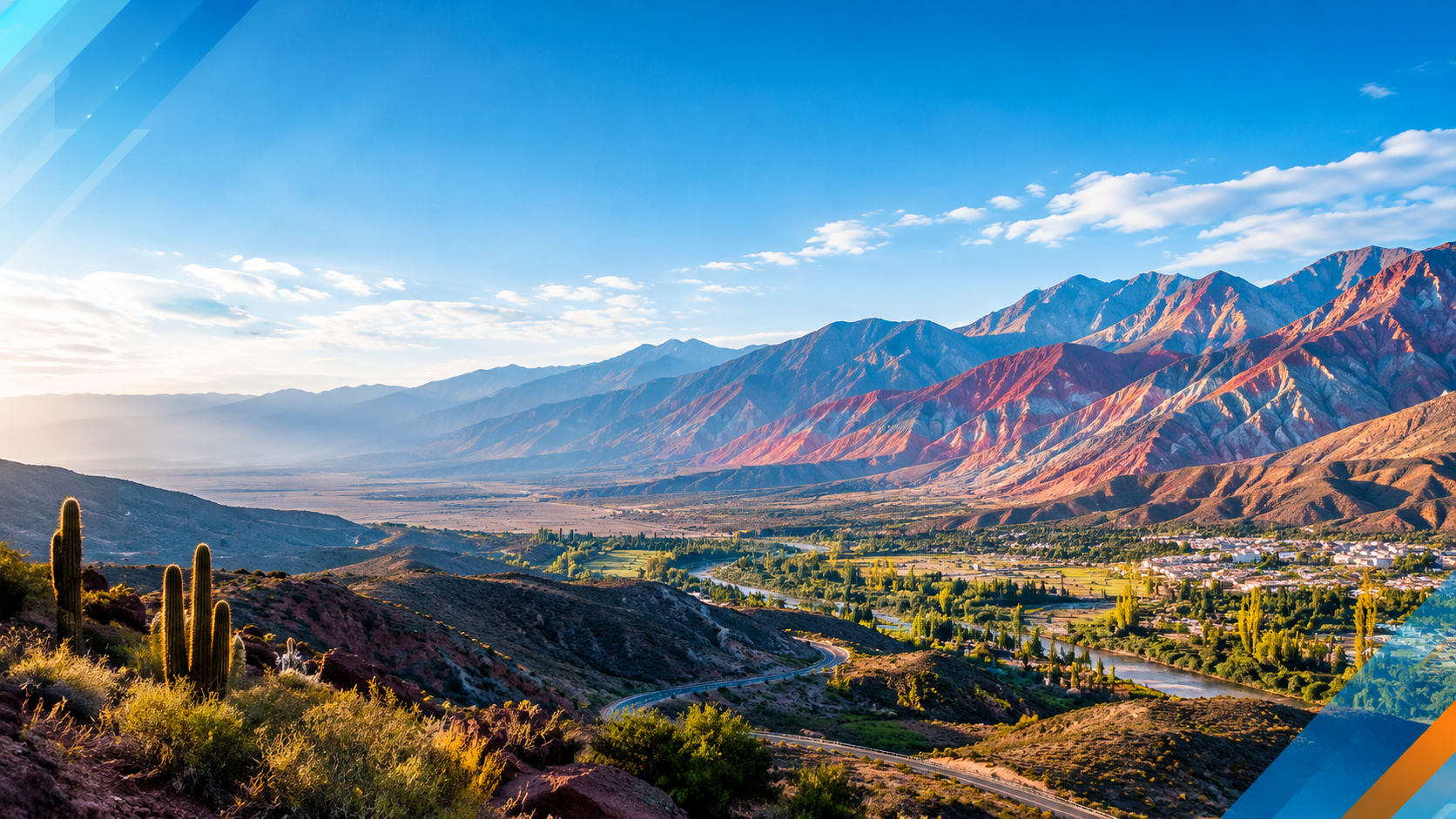 Paisaje de Jujuy y sus montañas
